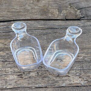 Lot of 2 OXO Good Grips POP Container Coffee Flour Sugar Scoop Clear Plastic